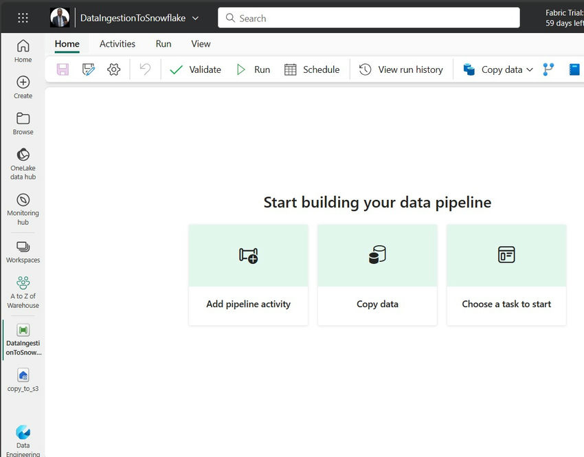 Data Pipeline Home